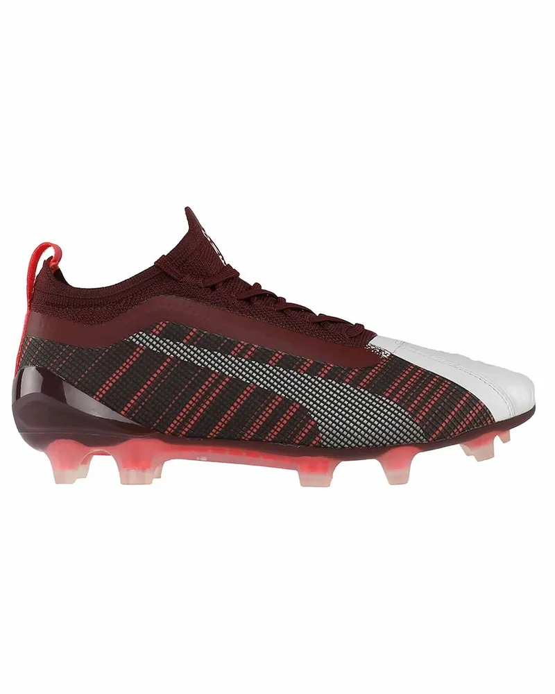 Puma ein 5.1 FG/Ag Womens White Football Stiefel Rosa