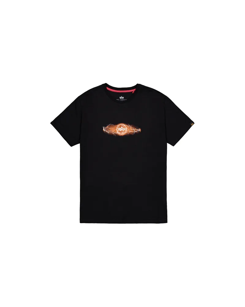 Alpha Industries Lightning T-Shirt Schwarz