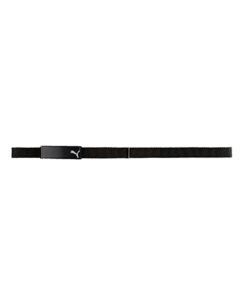 Puma Cut-to-Length-Webband Herren Schwarz Golfgürtel Schwarz