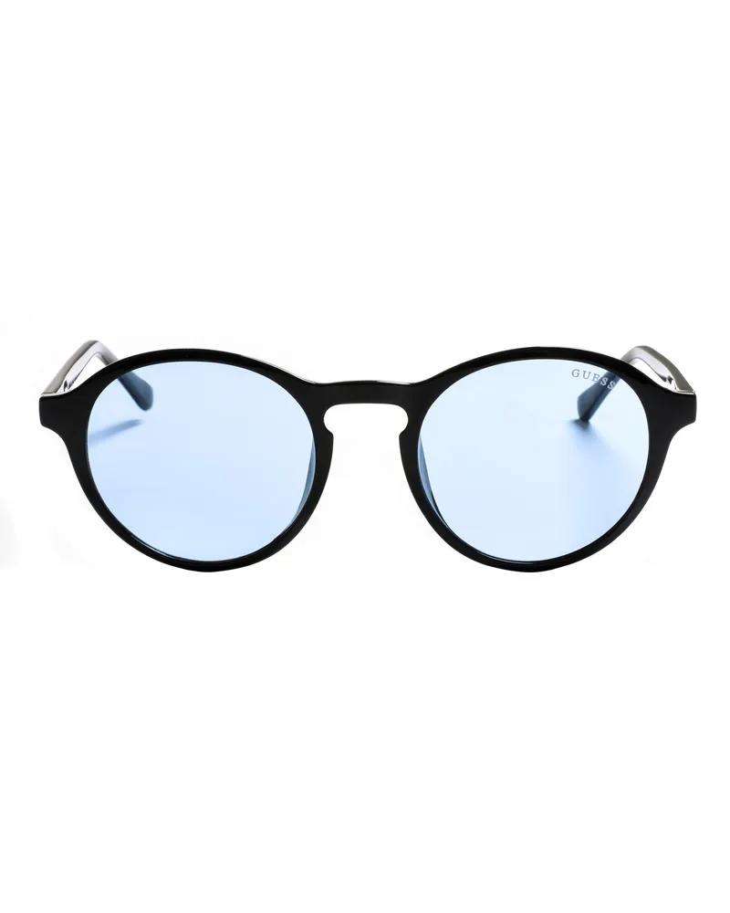 Guess Damen Acetat-Sonnenbrille mit runder Form GU00062 Schwarz