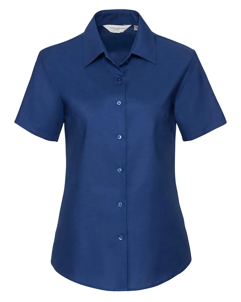 Russell Athletic Russell Collection - Hemd für Damen kurzärmlig (Kräftiges Königsblau Marineblau