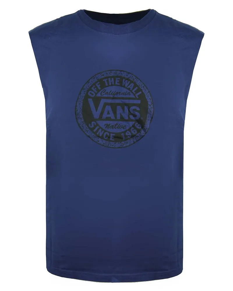 Vans Transporter aus der Wand Crew Hals ärmellose Marineblau Herren Vest v1yefwc Marineblau