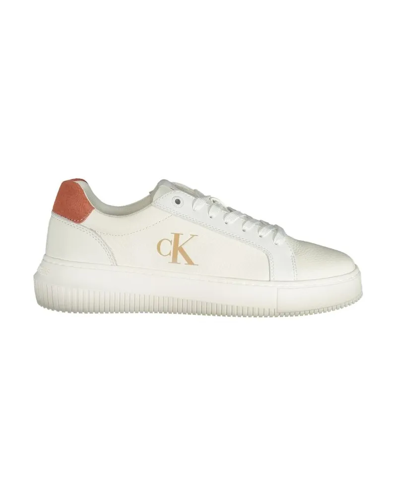 Calvin Klein Plattform-Sneaker Stil Yw0yw00323 Elfenbein