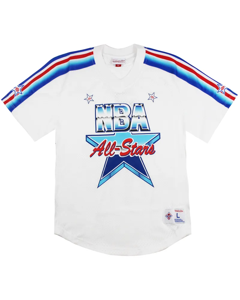 Mitchell & Ness NBA Mesh All Star Mens T-Shirt Weiß