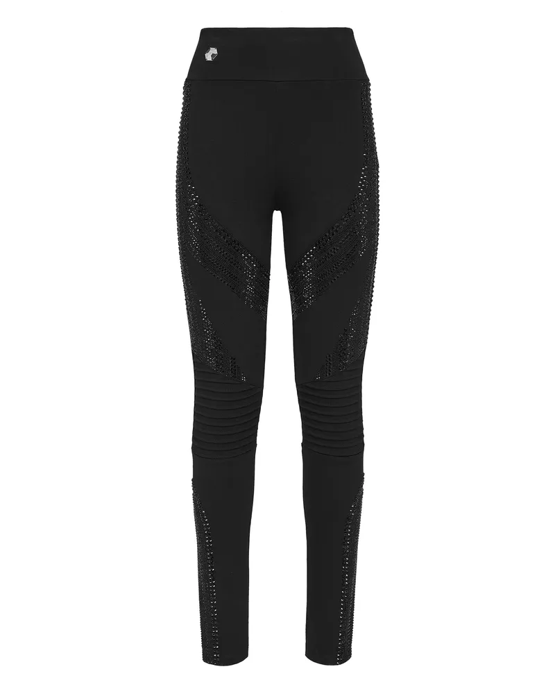 Philipp Plein Leggings Schwarz