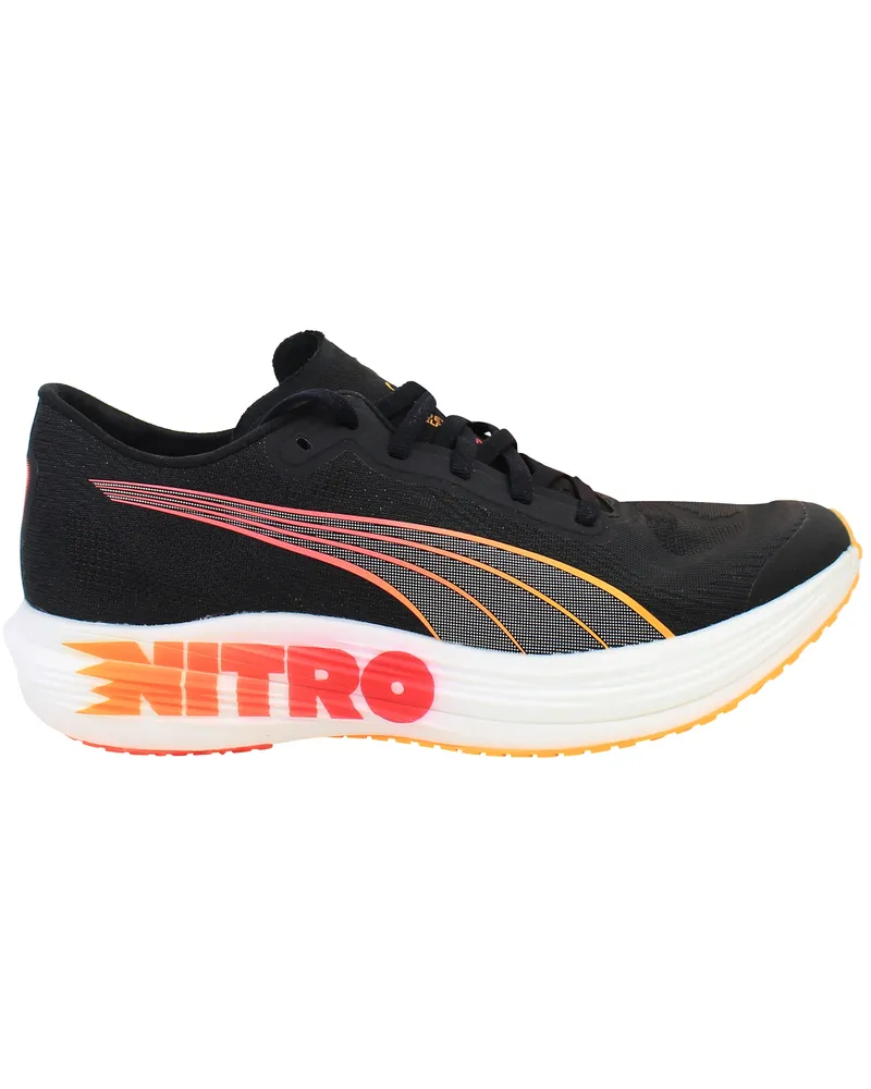 Puma Deviate Nitro Elite 2 Damen Schwarze Laufschuhe Schwarz