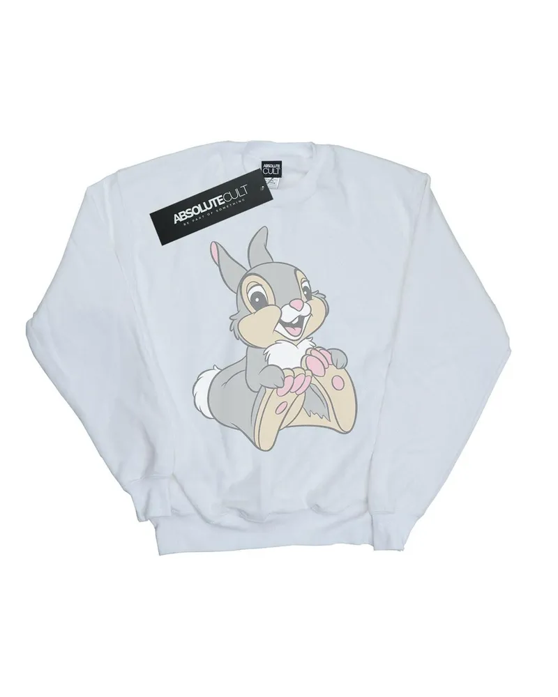 Disney Classic Thumper" Sweatshirt für Herren (Weiß Weiß
