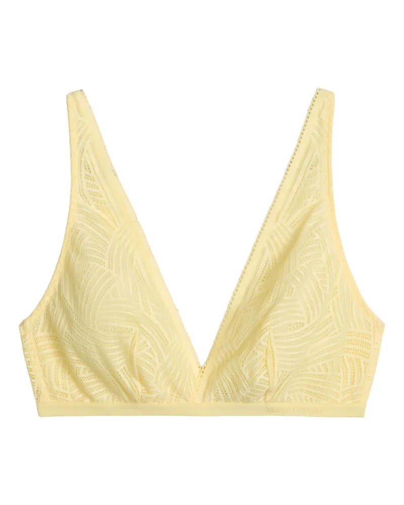 Marc O'Polo Marc O'Polo Damen Bralette Timeless LaceSoft‑BH, Spitzen‑Bralette, BH ohne Bügel Gelb