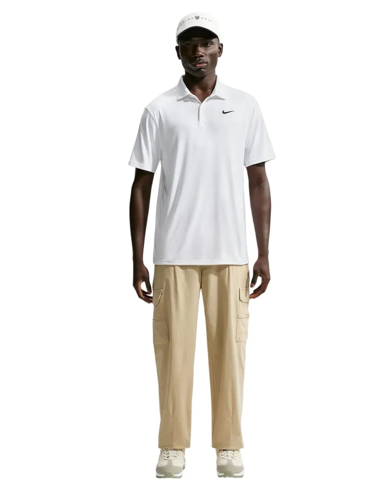 Nike Performance" Poloshirt für Herren, kurzärmlig (Weiß/Schwarz Weiß