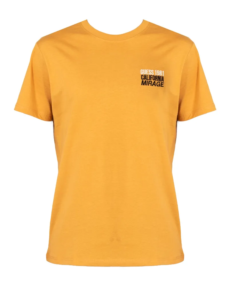 Guess T-Shirt Mirage Herren orange Orange
