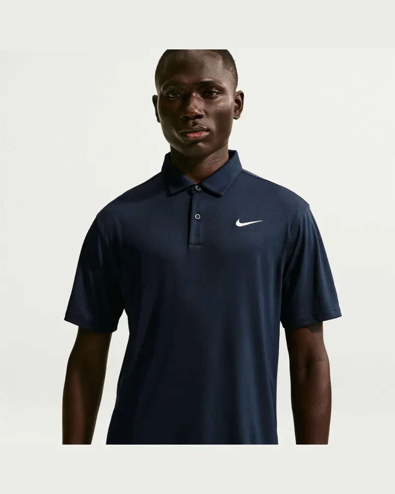 Nike Performance" Poloshirt für Herren, kurzärmlig (Marine/Weiß Marineblau