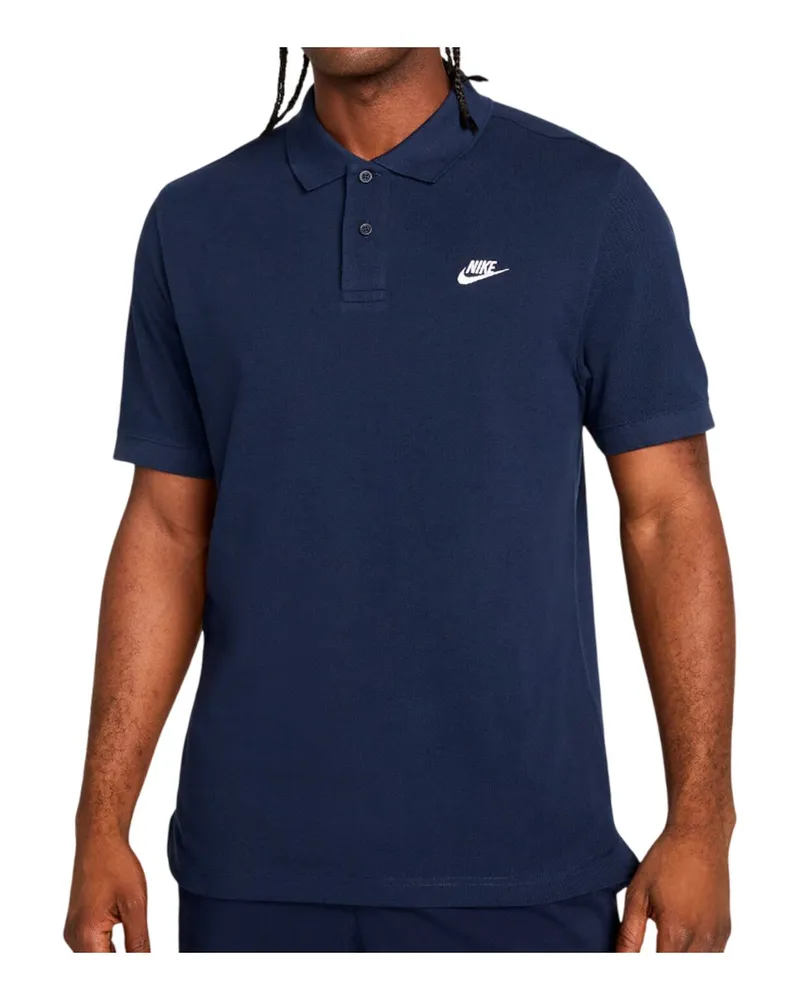 Nike M NK CLUB SS POLOKOFFER Dunkelblau