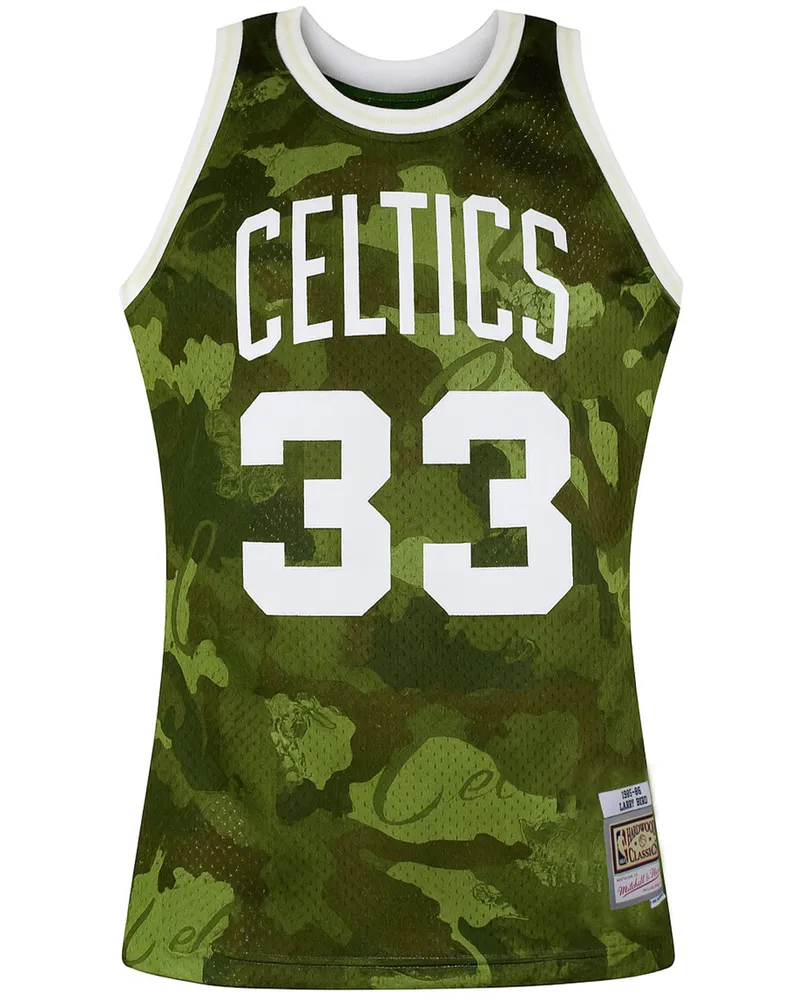 Mitchell & Ness NBA Boston Celtics Swingman-Trikot 33 Larry Bird - Camouflage Camouflage