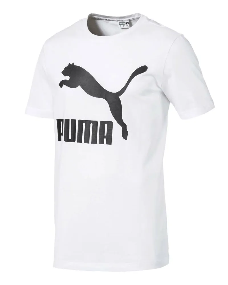 Puma Classics White T -Shirt - Herren Weiß
