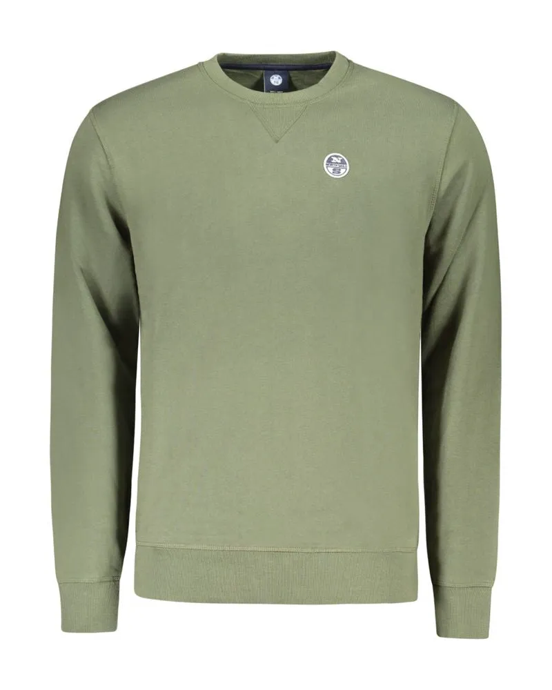 North Sails Verde Baumwoll-Sweatshirt für Herren Grün
