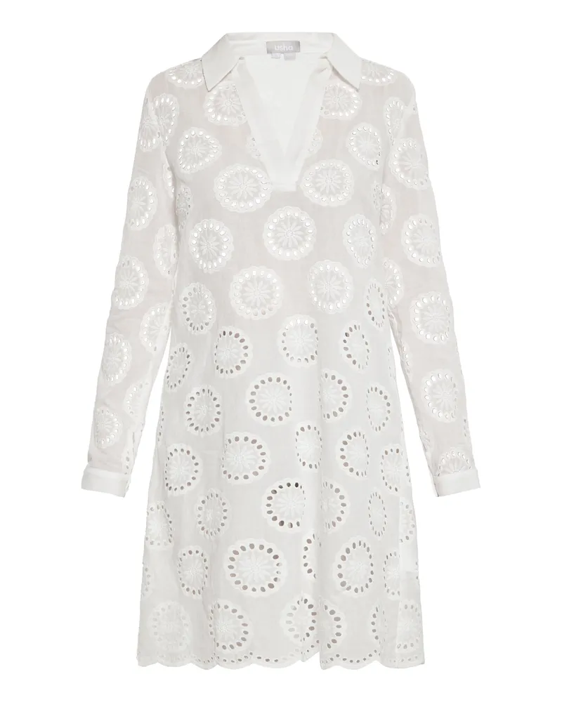 Usha Kleid Damen weiss Weiß