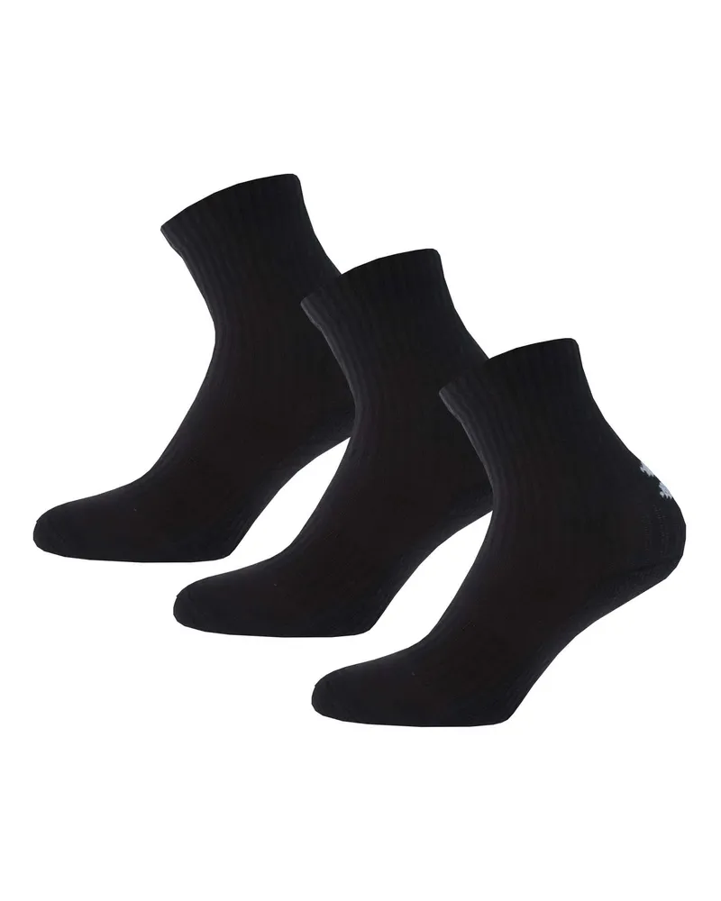 Under Armour Junge unter Armour UA Core 3-Pack No Show Socken in schwarz Schwarz