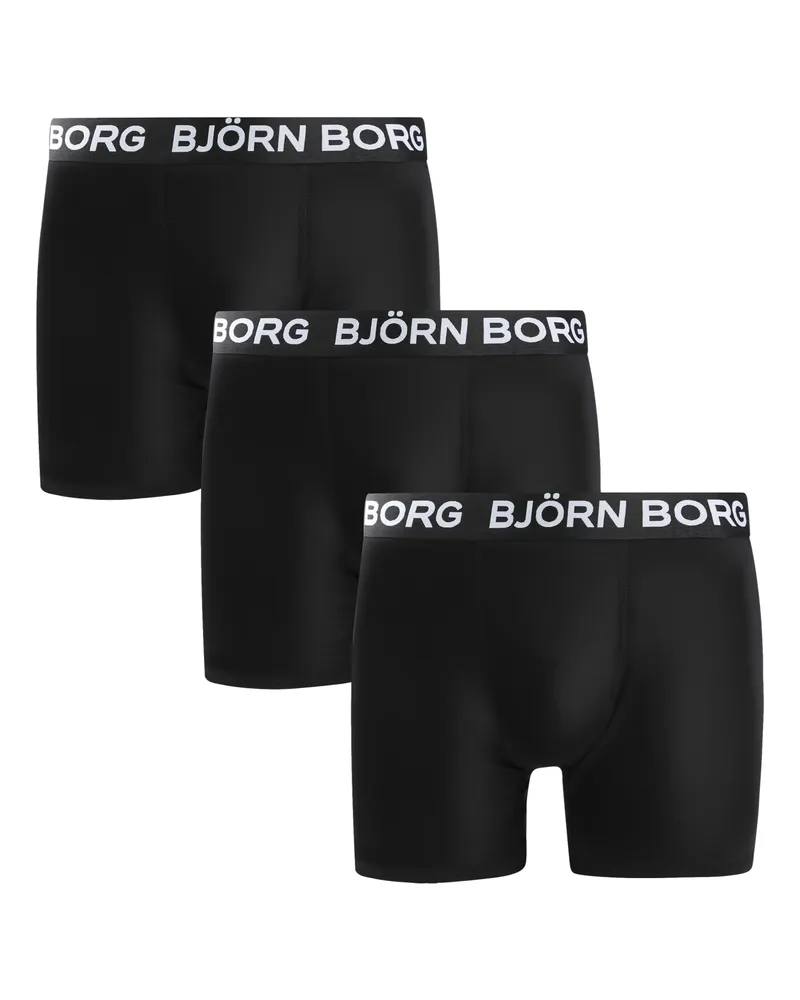 Björn Borg Boxershorts - Schwarz Schwarz