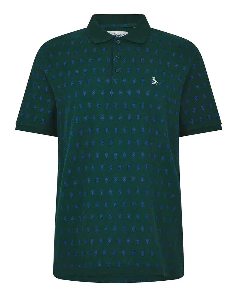 Original Penguin Minimal" Poloshirt für Herren, Regulär (Junikäfer Blau Kobaltblau