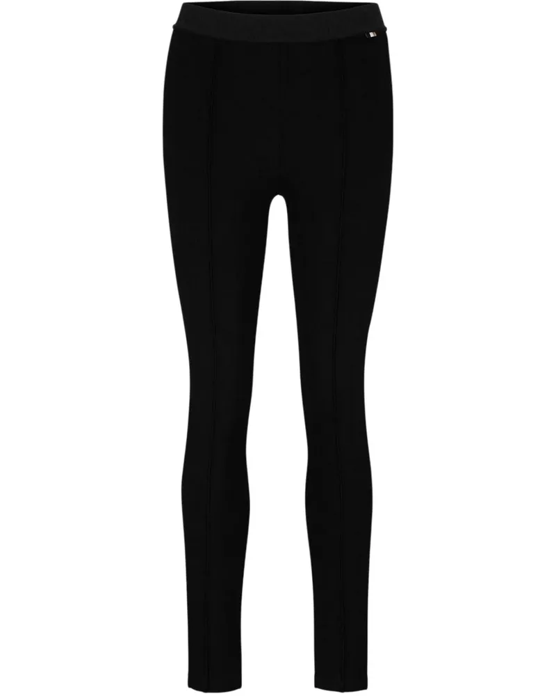 HUGO BOSS C Estretch" Leggings für Damen (Schwarz Schwarz