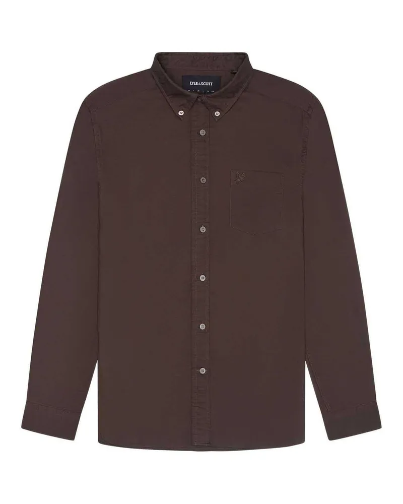 Lyle & Scott Hemd für Herren, Oxford-Stil (Grün Grün