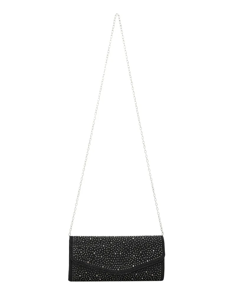 FAINA Handtasche Damen Schwarz Mehrfarbig Schwarz