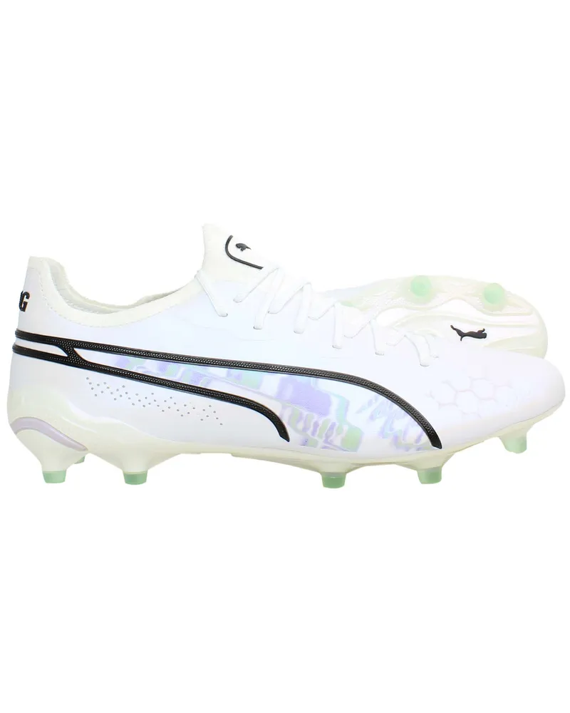 Puma King Ultimate Brilliance FG/AG Damen Weiße Fußballschuhe Weiß