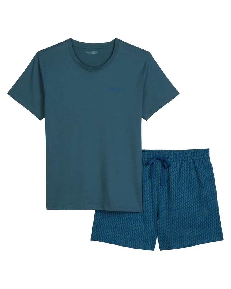 Marc O'Polo Marc O'Polo Herren Pyjama Mix N MatchSchlafanzug, Pyjama Set, Nachtwäsche Blau