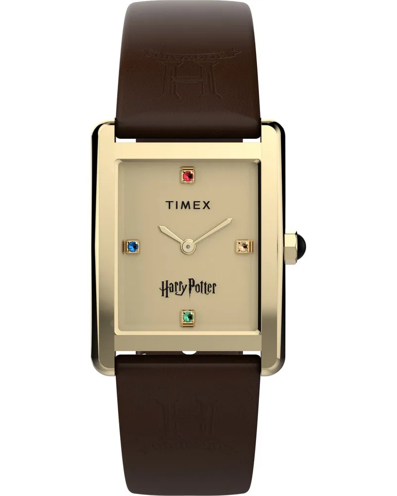 Timex Harry Potter X Hailey Hogwarts Braun Damen Armbanduhr TW2Y75700 Braun