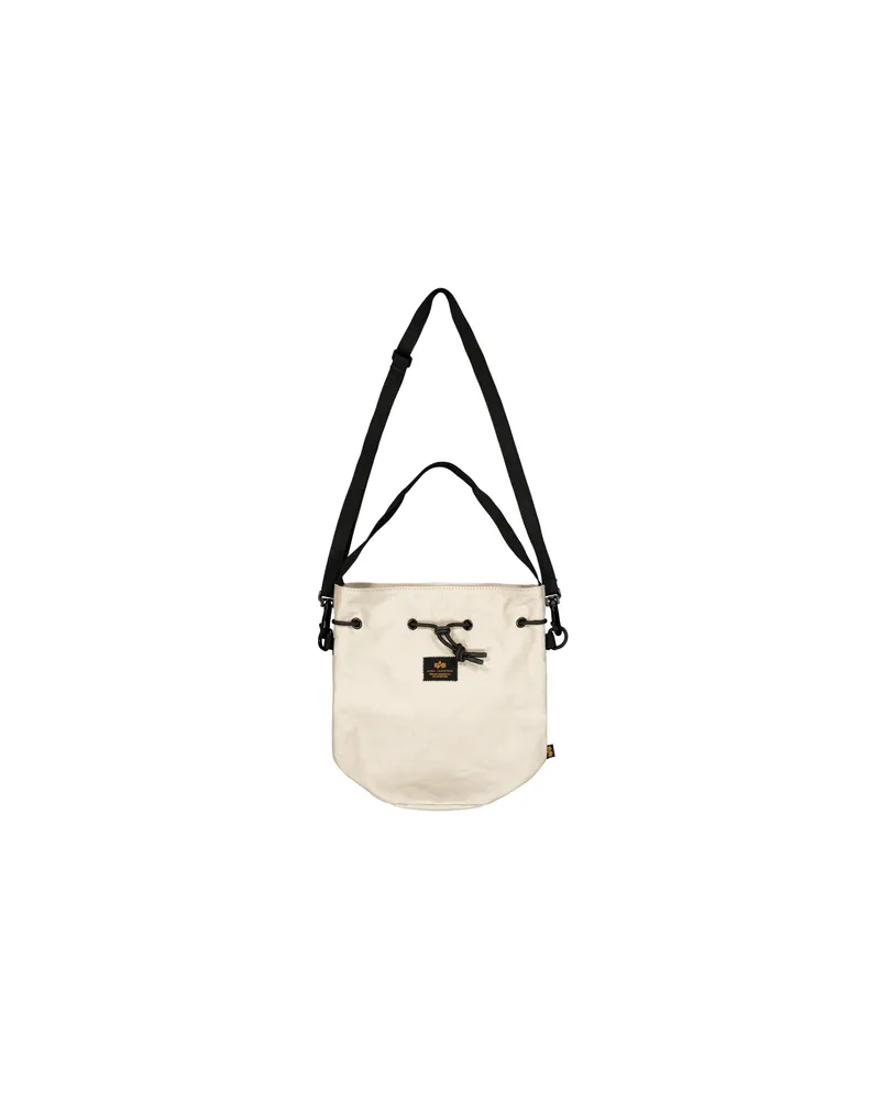 Alpha Industries Carry Canvas Bag für Damen - Weiß Weiß