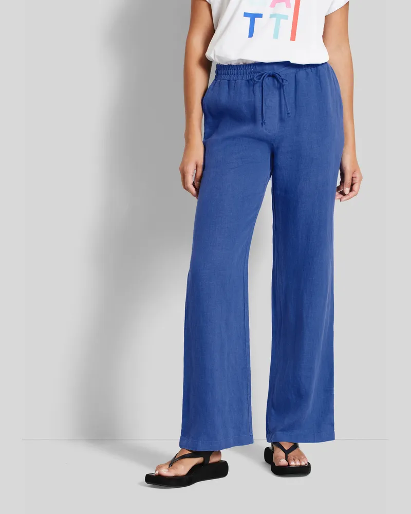 Bugatti Damen Freizeithose mit Gummizug Blau