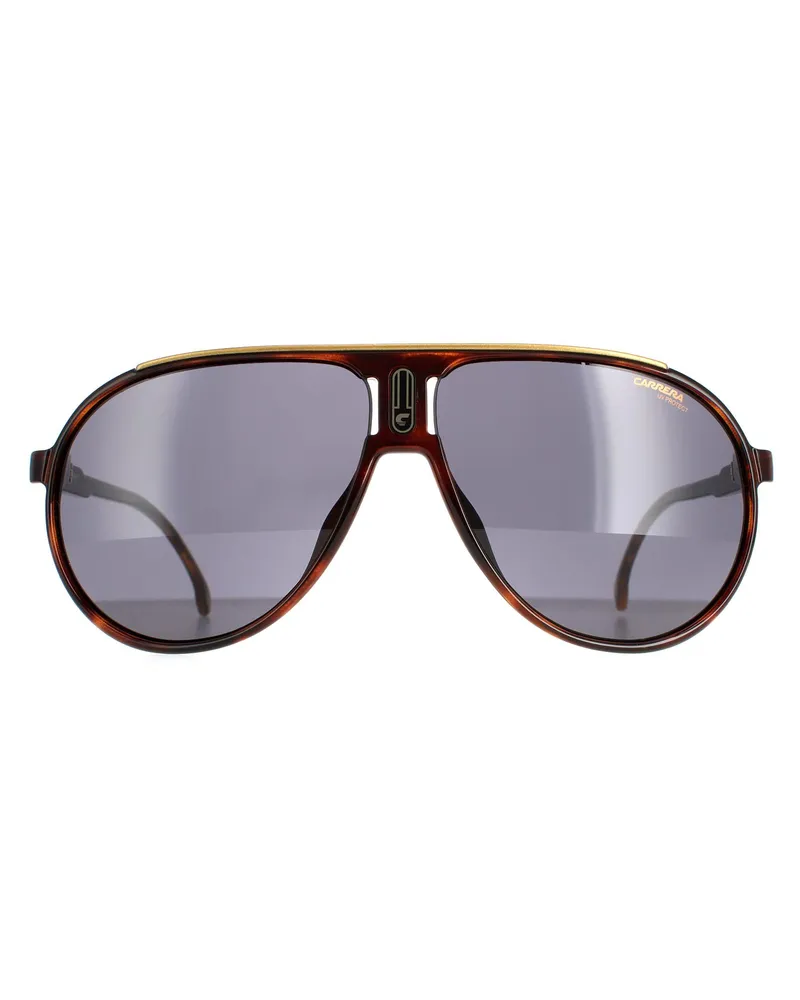 Carrera Aviator Herren Havanna Grau CHAMPION65/N Braun