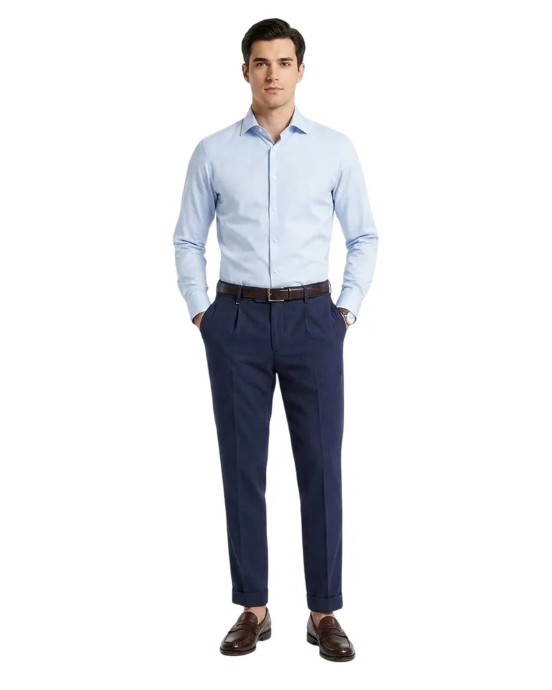 HUGO BOSS Genius" Chino für Herren (Blau Blau