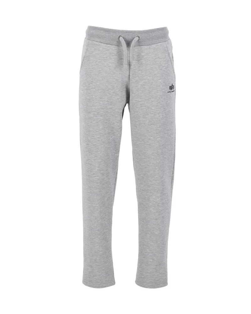 Alpha Industries Basic Small Logo Straight Leg Jogger Grau
