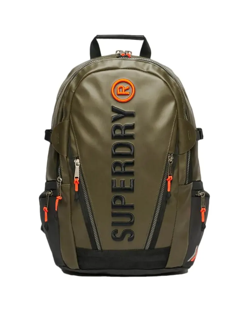 Superdry. Herren Tarp Rucksack Dunkelgrün