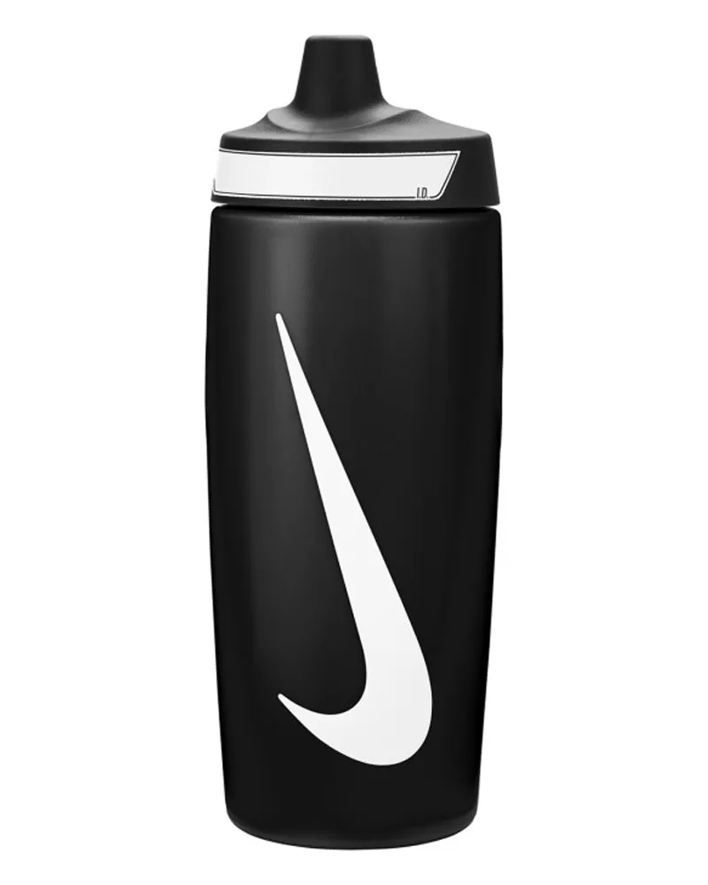 Nike Refuel" Wasserflasche, 680ml (Schwarz Schwarz