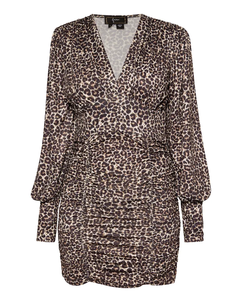 FAINA langarm kleid Damen Beige Beige