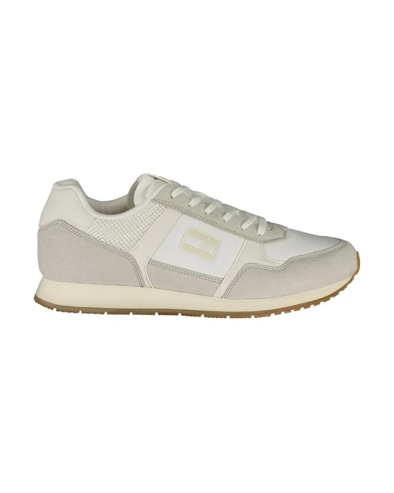 Tommy Hilfiger Bianco Polyurethan Herren Sneaker Weiß
