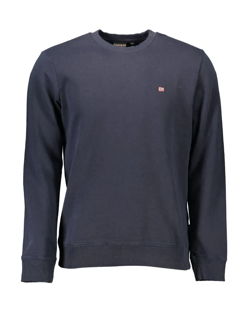 Napapijri Rundhals Sweatshirt Klassischer Stil Dunkelgrau