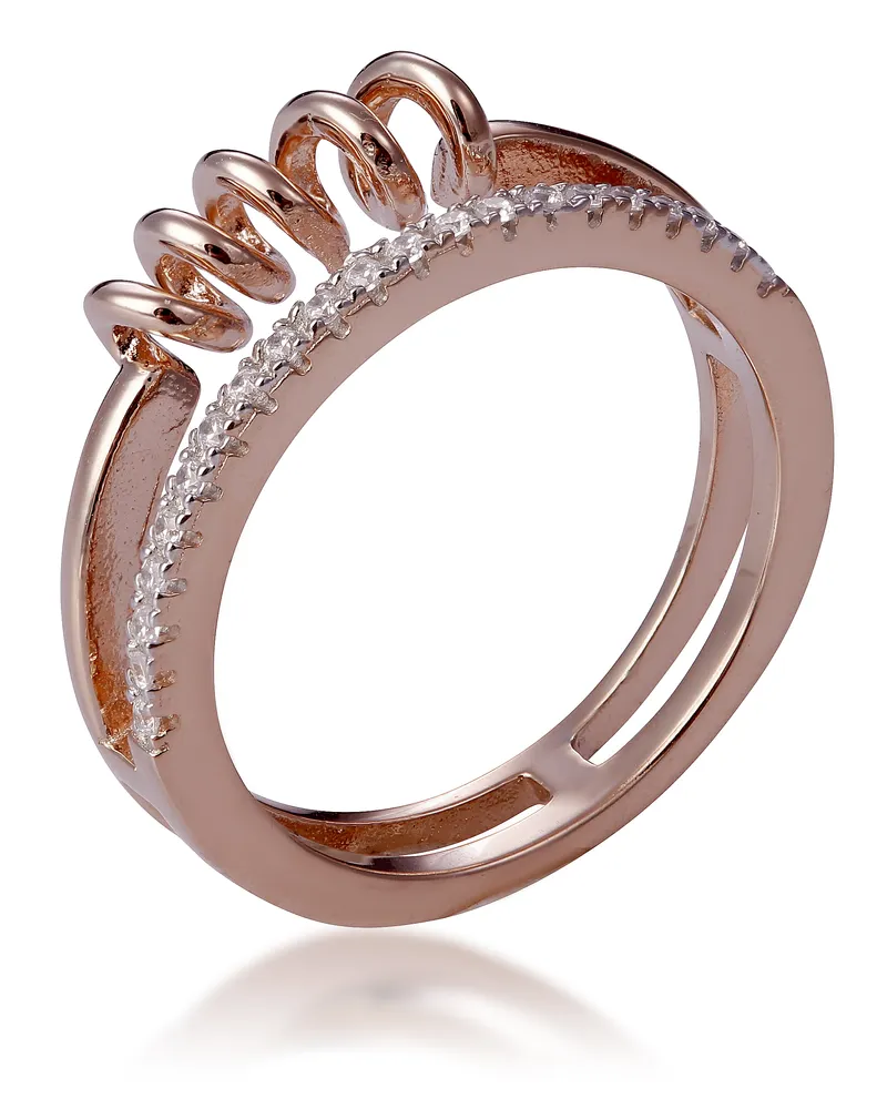 Orphelia Damen-Ring Sterling-Silber 925, Rosé, ZR-7438 Rosé