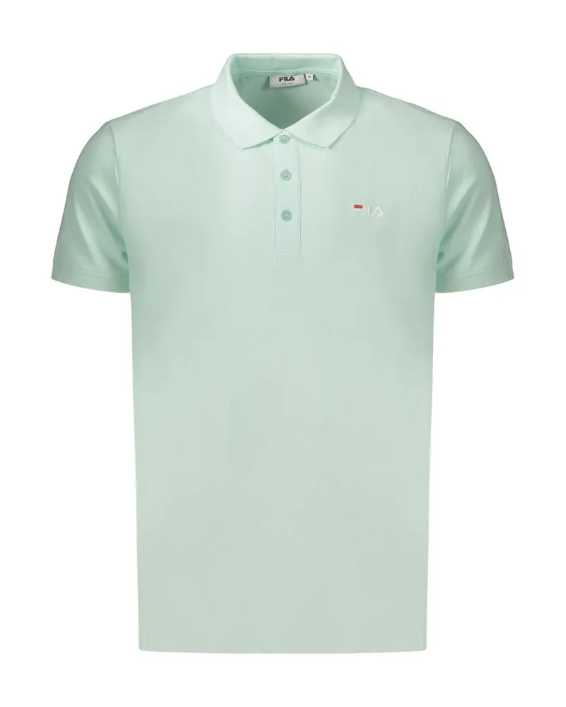 Fila Grünes Baumwoll-Herren-Polohemd Grün