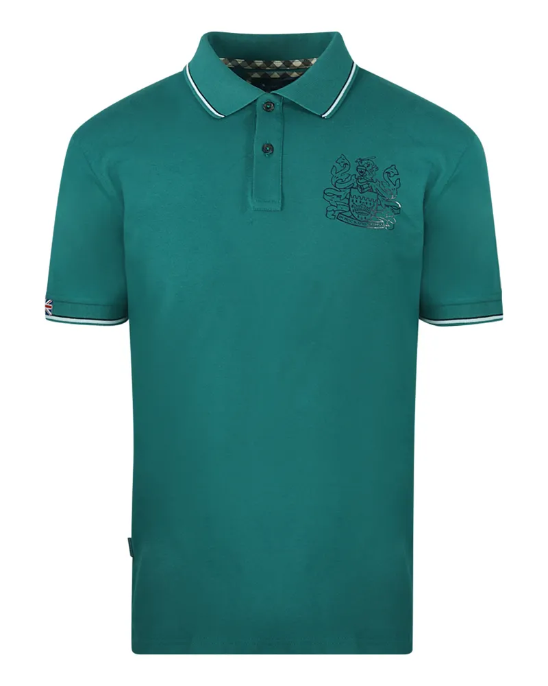 Aquascutum Aldis Wappen Grünes Poloshirt Grün