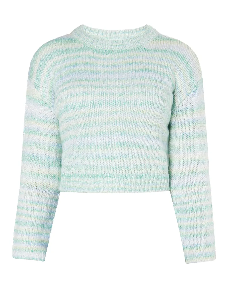 My Mo Strickpullover Damen WEICHES GRÜN MEHRFARBIG Mintgrün