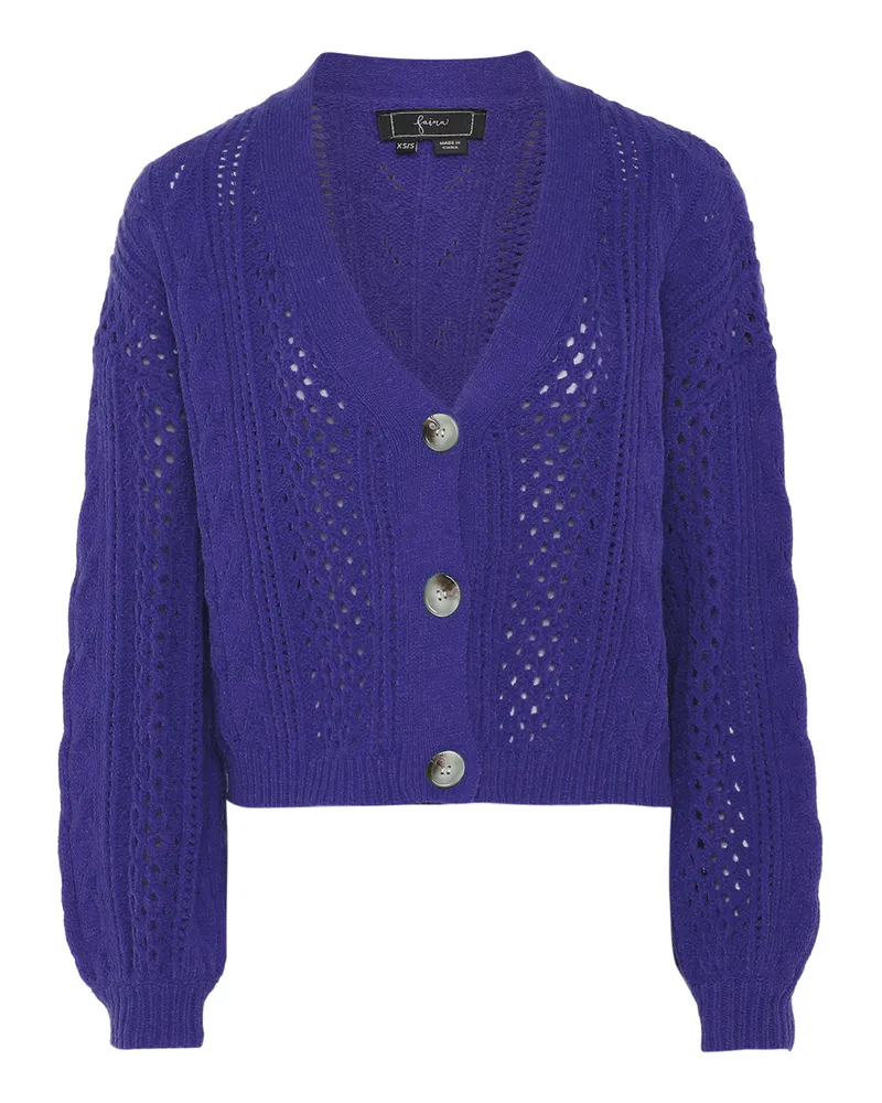 FAINA Strickjacke Damen KÖNIGSBLAU Blau