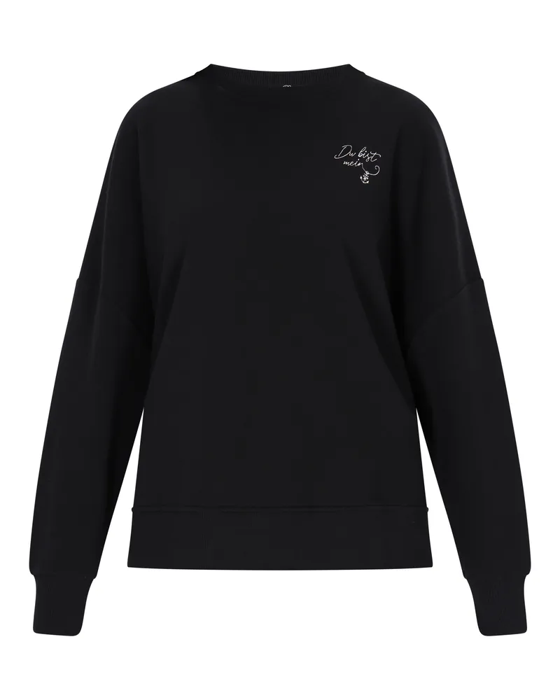 DreiMaster Sweatshirt Damen schwarz Schwarz