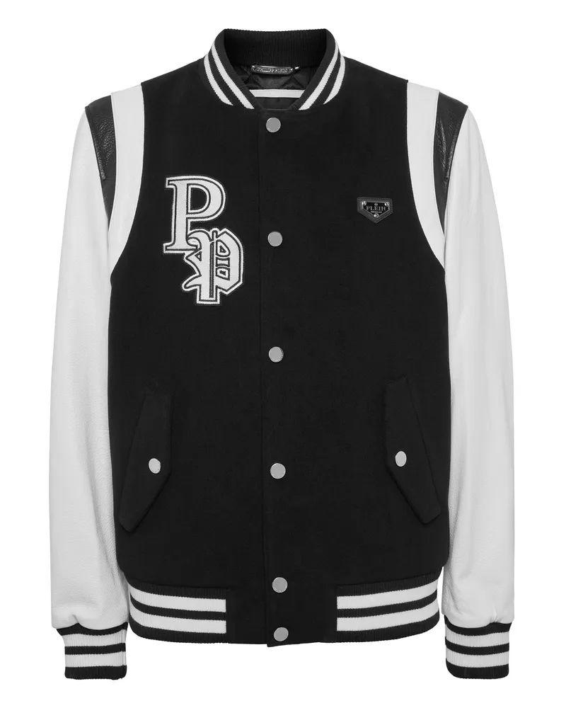 Philipp Plein Bomber College Schwarz