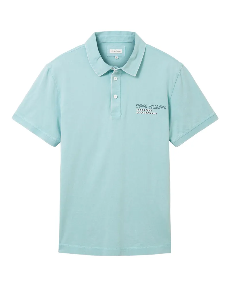 Tom Tailor Poloshirt Hellblau