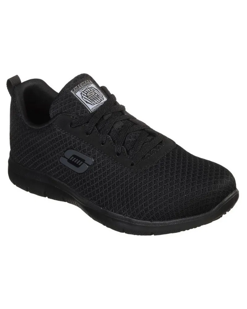 Skechers Damen Sicherheits-Sneakers "Genter Bronaugh" (Schwarz Schwarz