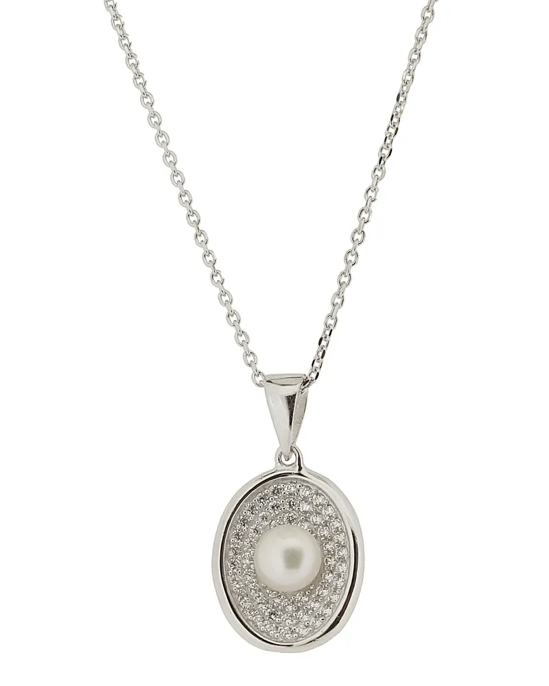 Orphelia Damen-Kette aus 925er Sterlingsilber mit Anhänger – Silber ZH-4605 Silber