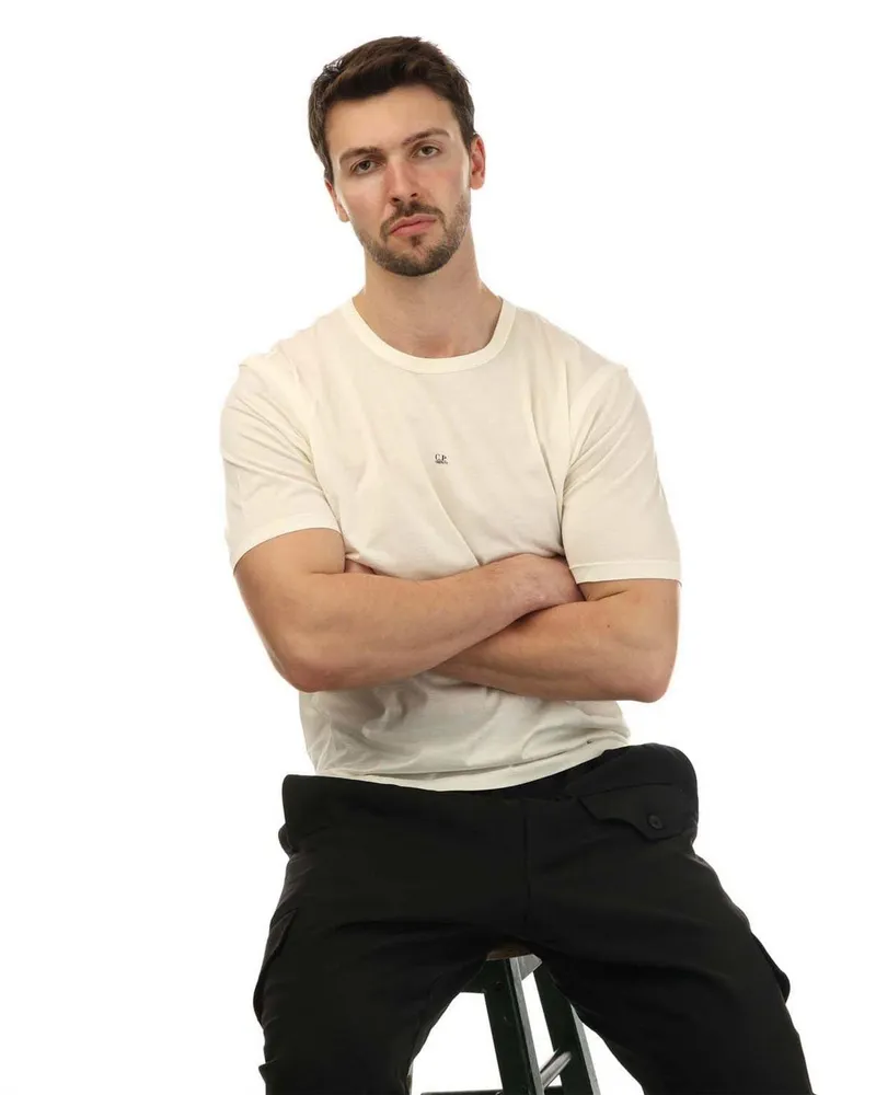 C.P. Company No Gravity" T-Shirt für Herren (Weiß Weiß